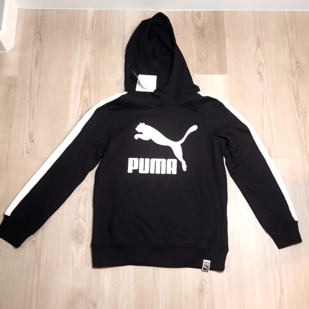 Brand New black and white boys Puma hoodie